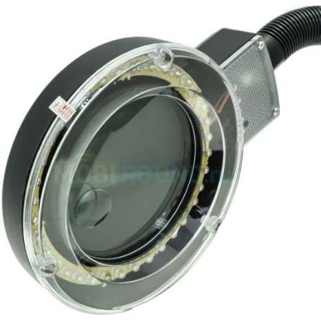 چراغ کار ذره بین دار رو میزی با لامپ LED با دیمر - تصویر 3
