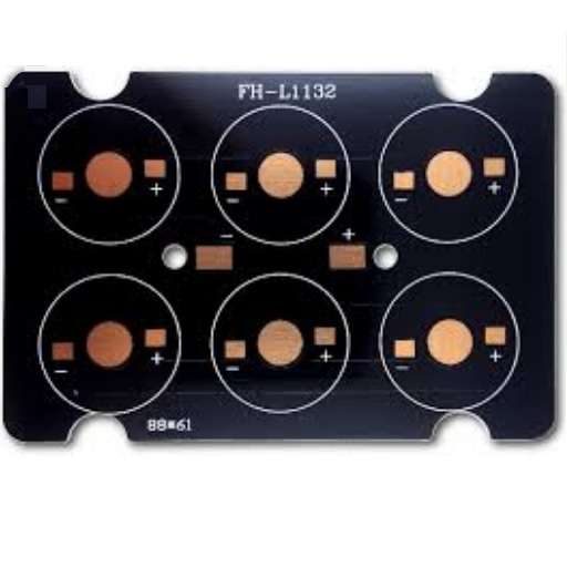 هیت سینک 6X1W برای ال ای دی 1 وات