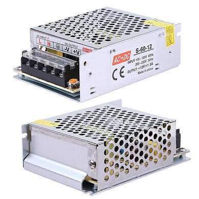 اداپتور سوییچینگ صنعتی 12v 5a مینی