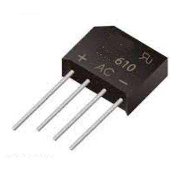 پل دیود شانه ای KBU610 امپر KBL610