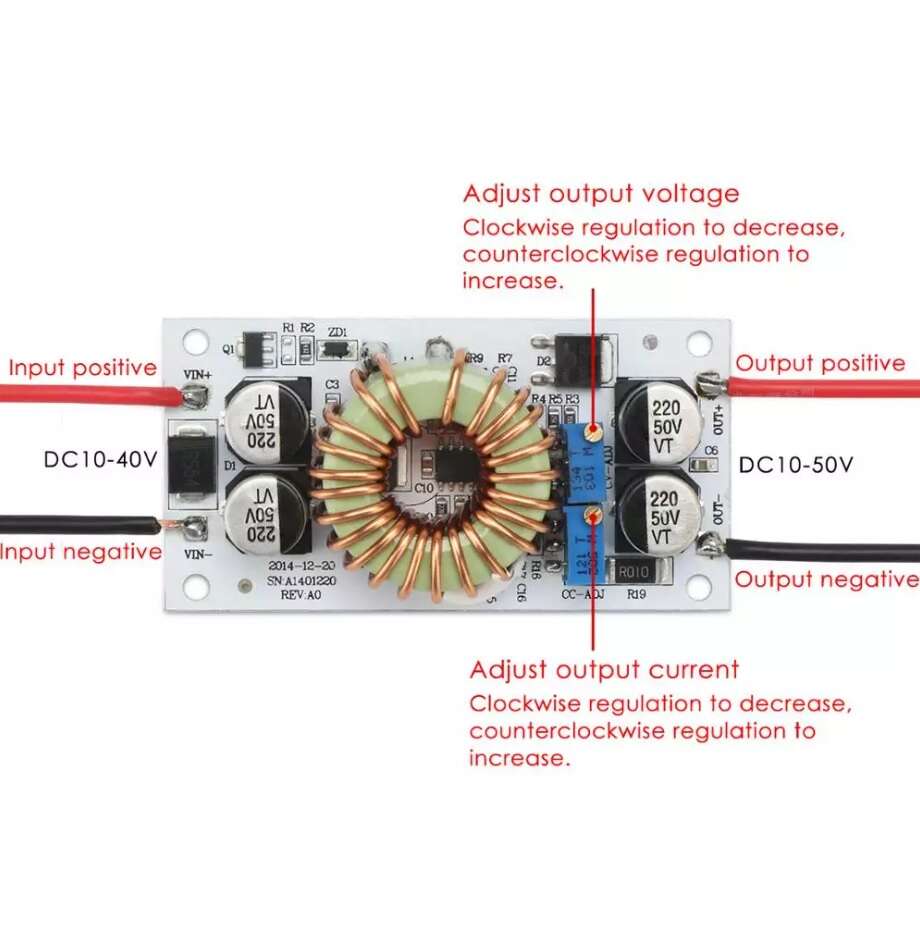 مبدل افزاینده ولتاژ dc با توان 250 وات