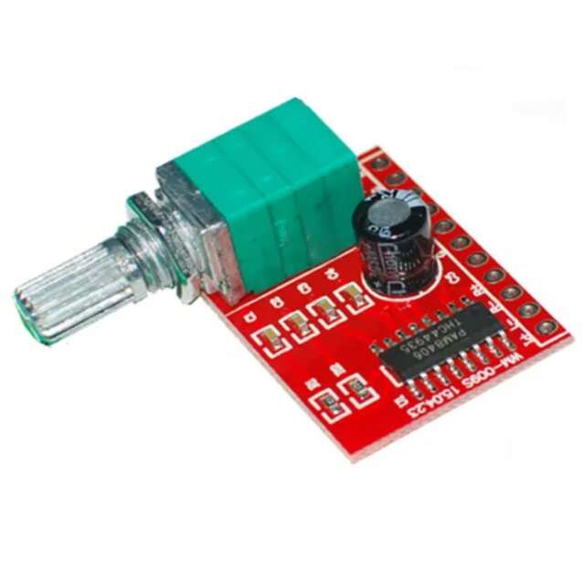 برد ماژول امپلی فایر با چیپ PAM8406 2x5W دارای ولوم