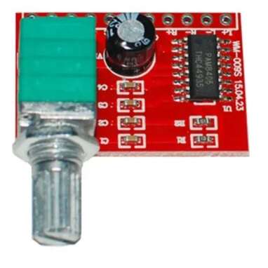 برد ماژول امپلی فایر با چیپ PAM8406 2x5W دارای ولوم - تصویر 2