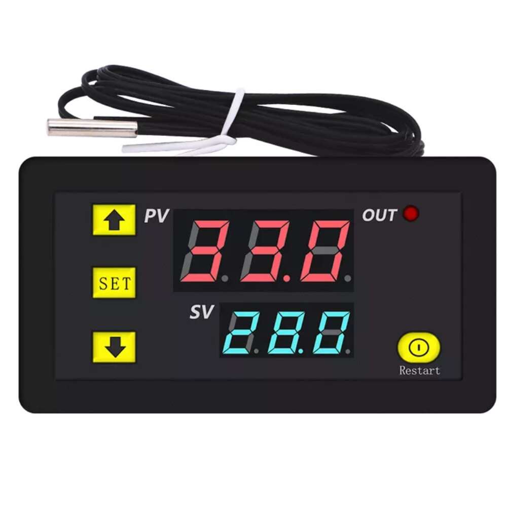 ماژول ترموستات دیجیتال دو نمایشگره مدل w3230 - تصویر 2