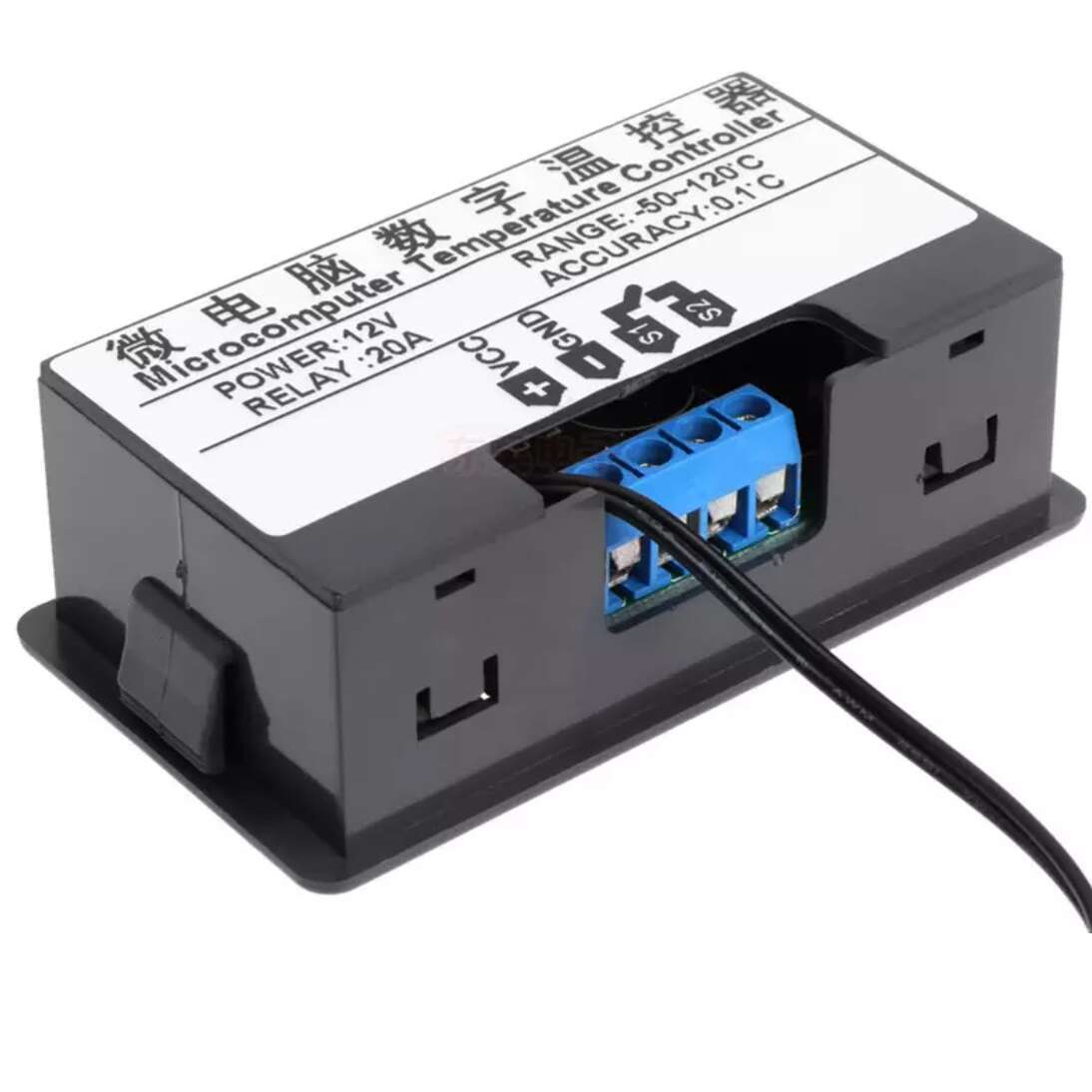 ماژول ترموستات دیجیتال دو نمایشگره مدل w3230 - تصویر 6