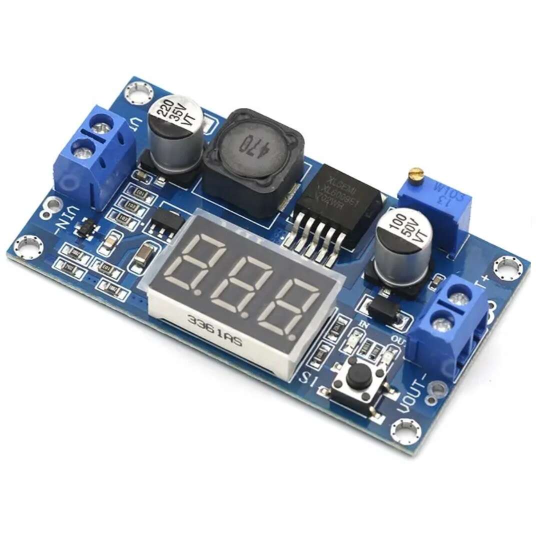 ماژول DC-DC افزاینده STEP UP همراه با DISPLAY