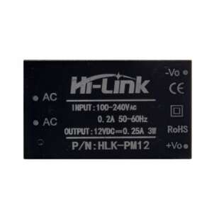 اینورتر سوییچینگ روبردی 12 ولت با توان خروجی 3 وات مارک HI-LINK