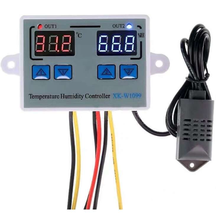 ماژول ترموستات دما و رطوبت دیجیتال XK-W1099 مدل 220 ولت AC